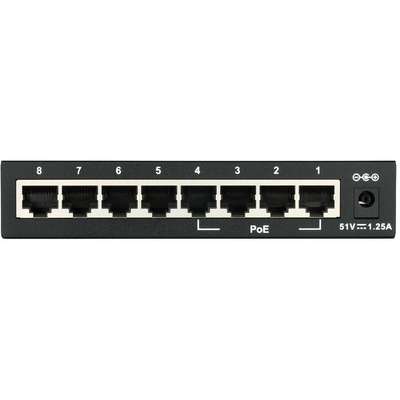D-Link Systems DES-1008PA 8-Port Metal Desktop Switch with 4 PoE Ports