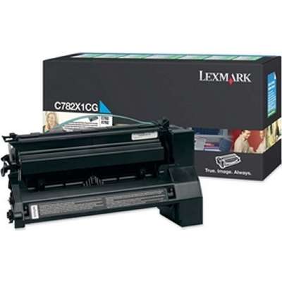 Lexmark Cyan Extra High Yield Return Program Toner Cartridge F/C782 X782E 15K Yield