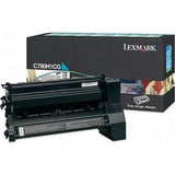 Lexmark Cyan Return Program Laser Toner Cartridge for C780/C782 High Yield
