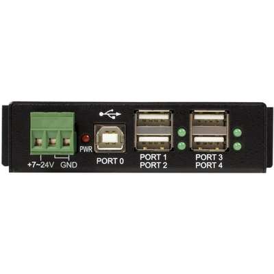 StarTech.com 4-Port Industrial USB 2.0 Hub with ESD Protection - Mountable