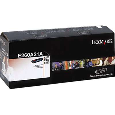 Lexmark E260/E36X/E46X Black Laser Toner Cartridge Standard Yield