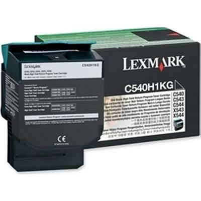 Lexmark C54x, X54x Black High Yield Return Program Toner Cartridge