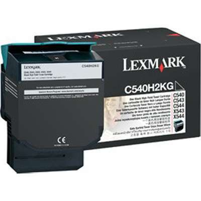 Lexmark C54x, X54x Black High Yield Toner Cartridge