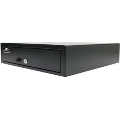 APG Cash Drawer Vasario 16X16 Black Manual 5 Bill x 5 Coin Till
