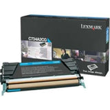 Lexmark C734, C736, X734, X736, X738 Cyan Toner Cartridge