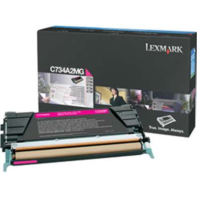 Lexmark C734, C736, X734, X736, X738 Magenta Toner Cartridge