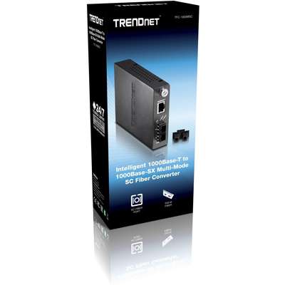 TRENDnet 1000Base-T to 1000Base-SX SC-type Fiber Converter