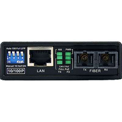 StarTech.com 10/100 Fiber to Ethernet Media Converter SC with PoE