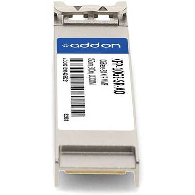 AddOn 10GBASE-SR XFP LC F/Juniper 850NM 300M Guaranteed Compatible