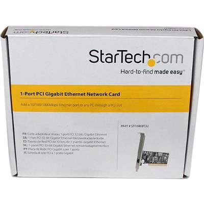 StarTech.com 1 Port PCI 32 Bit Gigabit Ethernet Network Adapter Card
