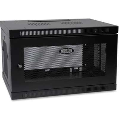 Tripp Lite SmartRack 6U Low-Profile Switch-Depth Wall-Mount Rack Enclosure Cabinet