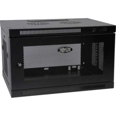 Tripp Lite SmartRack 6U Low-Profile Switch-Depth Wall-Mount Rack Enclosure Cabinet