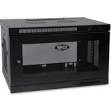 Tripp Lite SmartRack 6U Low-Profile Switch-Depth Wall-Mount Rack Enclosure Cabinet