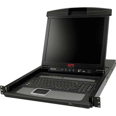 APC 17" Rack LCD Console Rack with Integrated 8-Port Analog KVM Switch