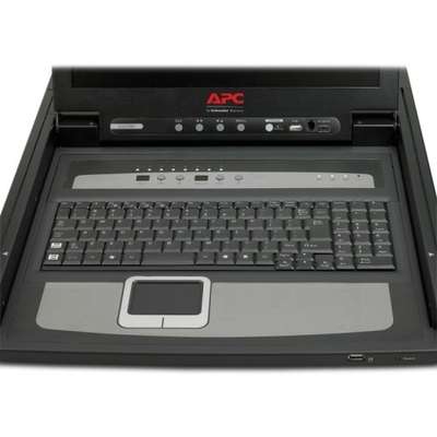 APC 17" Rack LCD Console Rack with Integrated 8-Port Analog KVM Switch