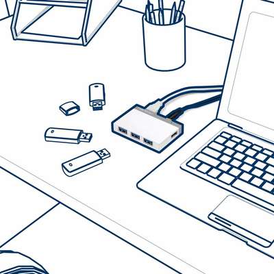 TRENDnet 4-Port USB 3.0 Hub