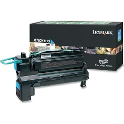 Lexmark Cyan Toner Cartridge for X792 Extra High Yield