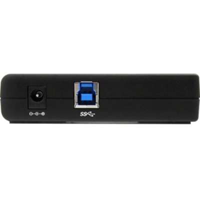 StarTech.com 4 Port Black SuperSpeed USB 3.0 Hub - 4 Port USB 3.0 Hub