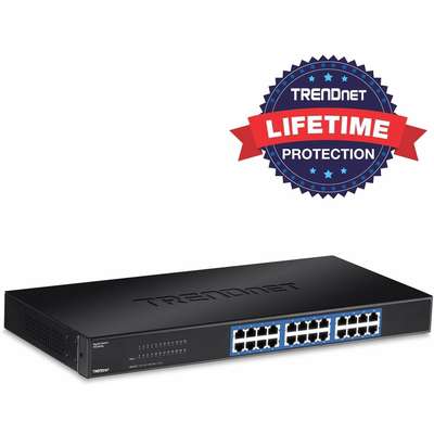 TRENDnet 24-Port Gigabit GREENnet Switch (Rack Mount)