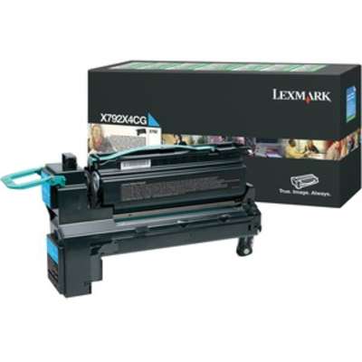 Lexmark Cyan Ink Cartridge for X792 Extra High Yield Return Prog Print