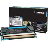 Lexmark Cyan Toner Cartridge for X748 High Yield Return Program