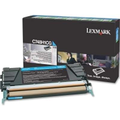 Lexmark C748 Cyan High Yield Return Program Toner Cartridge
