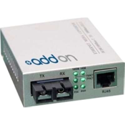 AddOn Media Converter 1000BTX-1000BSX 2KM 10/100/1000B-T 850NM MMF SC