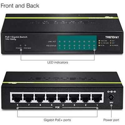 TRENDnet 8-Port Gigabit PoE+ Switch