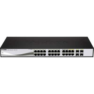 D-Link Systems 28-Port Gigabit Smart Managed PoE Switch