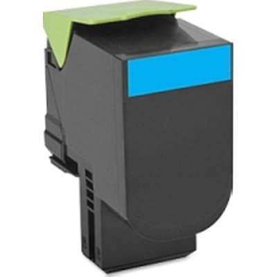 Lexmark 801XC Cyan Extra High Yield Return Program Toner Cartridge