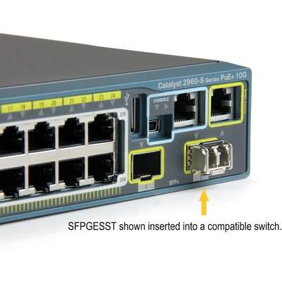 StarTech.com Cisco SFP-GE-S Compatible SFP - 1GbE MMF Transceiver - 2km