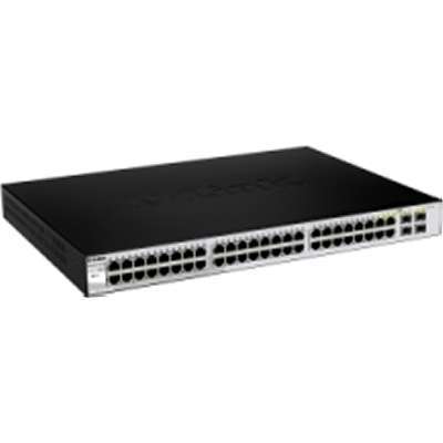 D-Link Systems DGS-1210-52 Websmart Gigabit Switch with 48 1000Base-T and 4 SFP Ports