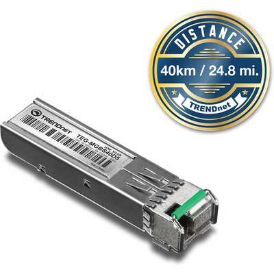 TRENDnet Mini-GBIC Dual Wavelength Single-Mode LC Module 1550 (40KM)