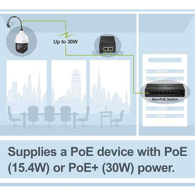 TRENDnet PoE+ Gigabit Injector