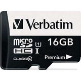 Verbatim 16GB microSDHC Card Class 10 with Adapter