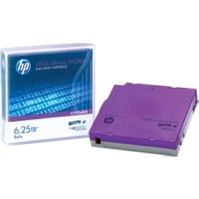 HPE LTO-6 Ultrium 6.25TB BaFe WORM Data Cartridges Purple 1-pack
