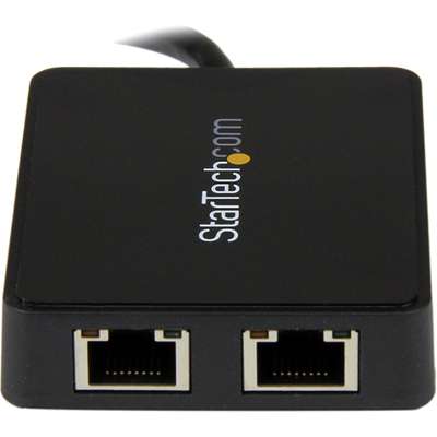 StarTech.com USB 3.0 Dual Gigabit Ethernet Adapter NIC with USB Port