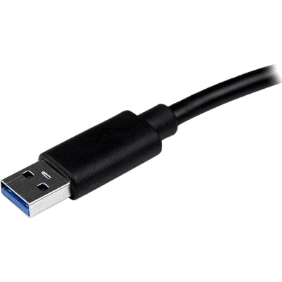 StarTech.com USB 3 Gigabit Ethernet Adapter NIC with USB Port - Black