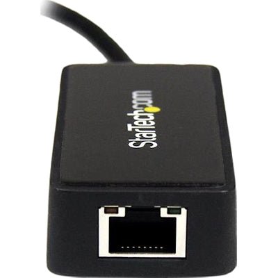 StarTech.com USB 3 Gigabit Ethernet Adapter NIC with USB Port - Black