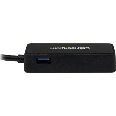 StarTech.com USB 3 Gigabit Ethernet Adapter NIC with USB Port - Black