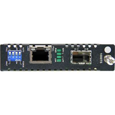 StarTech.com Gigabit Ethernet Fiber Media Converter Card Module with Open SFP
