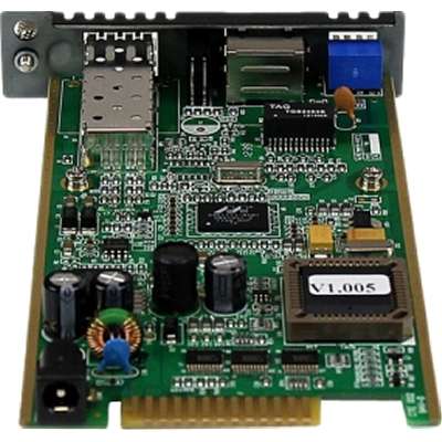 StarTech.com Gigabit Ethernet Fiber Media Converter Card Module with Open SFP