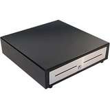 APG Cash Drawer Vasario 16X16 Black USB 5 Bill 8 Coin Till