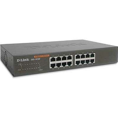 D-Link Systems 16-Port Unmanged Copper Gigabit Rackmount/Desktop Switch