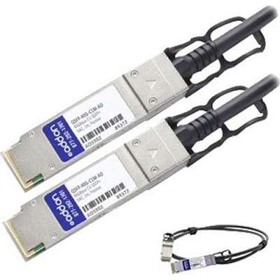 AddOn Alcatel QSFP-40G-C1M Comp DAC TAA 1M 40G-CU Passive Twinax QSFP+