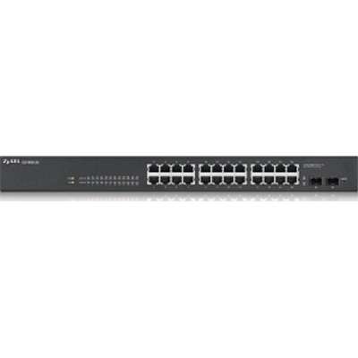 Zyxel GS1900-24 24-Port GbE Smart Managed Switch with GbE Uplink