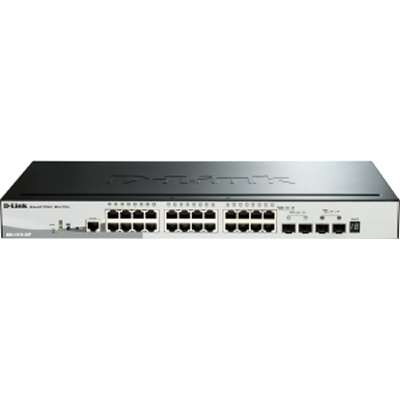D-Link Systems DGS-1510-28P 28-Port Gigabit Stackable SmartPro PoE Switch