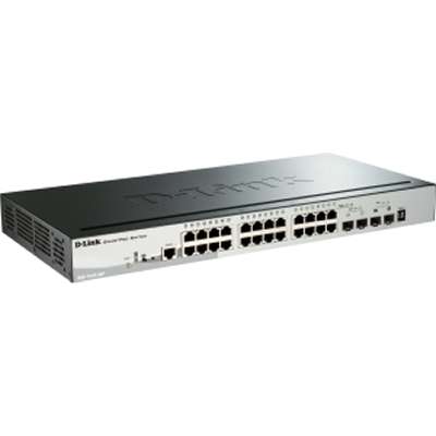 D-Link Systems DGS-1510-28P 28-Port Gigabit Stackable SmartPro PoE Switch