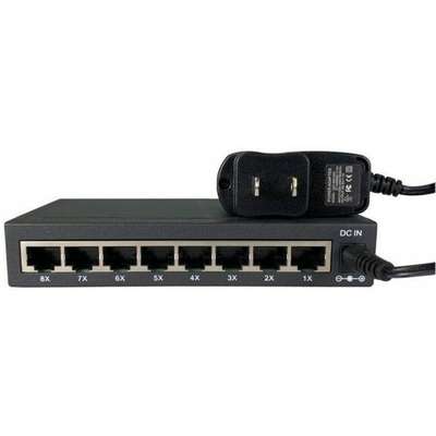 AMER 8 Port Gigabit Ethernet Switch Metal