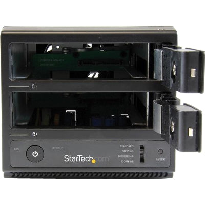 StarTech.com Dual Bay USB 3.0/eSATA Hard Drive Enclosure 3.5" - UASP